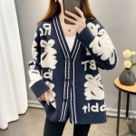 애니율 여성 가을 겨울 캐주얼 스웨터 가디건 G1438