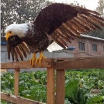 대형 독수리 모형 인형 가짜새 맹금류 비둘기 까치 퇴치