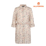 올포유 올포유 모델착장 여성 플라워 카라 롱 블라우스 G ALBLL4411-509