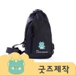 커스텀굿즈 풀오버인쇄 유노이어 부드러운 PU가죽 슬링백 박스제작가능 ZA421