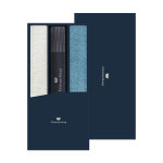 송월타올 송월 타월우산세트 I 40수 180g 40 타월 2장 CM 2단 도트보더 우산 1개
