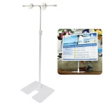 아트사인 흰색 T자걸이 대 G4002