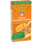 Annie s Homegrown 아니스 홈그로운 Shells Real Aged 체다 마카로니 치즈 박스 170g6온스