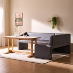 잉글랜더 잉글랜더 글라세 통세라믹 4인용 리빙다이닝 식탁세트 3인소파 코너형소파