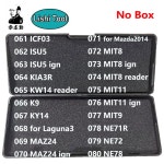 박스 Lishi 도구 2 인 1 ISU5 KW14 K9 KY14 Maz24 라구나 3 Mazda2014 MIT8 MIT9 NE72 ICF03 KIA3R MIT11 NE71R