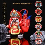 중국풍 쓰촨성 청두 선물 노외천 돌변 인형 얼굴 변신 완구 경극 페이스북 인형 진열품