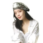 영국 모자 베레모 여성용 복고풍 조절식 가을 겨울용