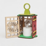 오꿈 오꿈 전통등만들기 DIY 조선시대 청사초롱 무드등 1개 꽃잎