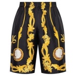 베르사체 25 FW 베르사체 카메오 실크 쇼츠 10024761A14187 TP434755989