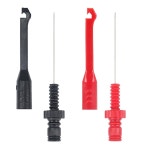 KAWISH 2PCS 멀티미터 테스트 리드 세트 전선 피어싱 프로브 클립 바나나 플러그 리드가 포함된 자동차 절연 백 전기 set