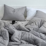 해피니 이불패드세트 샤이니 40수 순면 차렵이불 패드세트 퀸 Q