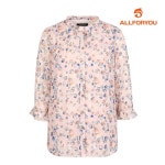올포유 올포유 여성 플라워 레이스 7부 블라우스 G ALBLL4141-411