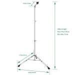 드럼 하드웨어 퍼커션 마운트 홀더 기어 세트 실버용 쿠얄 스트레이트 심벌 스탠드 라이드 제외 심벌 스탠드