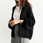 가을아우터 카디건 망토 숄 니트가디건