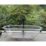 리조트 호텔 파란색 인테리어 1 욕조 투명욕조 이동식욕탕 반신욕 투명 52M 일반 투명도 1 52