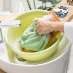 고급 원목 미니 빨래판 손세탁용 대나무 빨래판 40x15