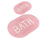 폭신폭신한 쿠션감이 BATH 욕실 발 매트 X 2개입극세사 북유럽 푹신한 주방 발판 논슬립 논판 넌슬립