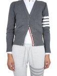 톰브라운 THOM BROWNE 가디건 IN LANA CON SCOLLO A V FKC207A00