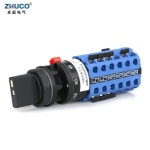 ZHUCO 범용 회전식 전환 캠 스위치 목공 기계 밀링 컨베이어 상 20A 660V SZW26 LW26-20 LW39B-16 6