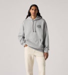 리바이스 릴렉스핏 그래픽 후드 티셔츠 Serif Logo Midtone Heather - 384790376 23819199
