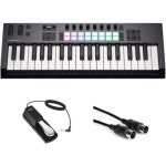 미디 키보드 컨트롤러 건반 MIDI 노베이션 런치키 37 MK4 USB 컨트롤러37키 번들 아우레이 유니버설 FPP1L