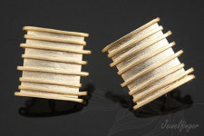 무광백금 와이어 렉탱글 귀고리 은침 1쌍 I 귀걸이 만들기 재료 H1007