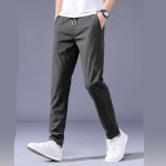 꼼바이꼼 남자 허리밴딩 트레이닝 바지 무지 일자 아웃도어 팬츠 해피트랙 본상품선택 해피트랙 프리 차콜 해피트랙