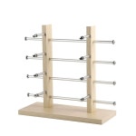 안경 진열대 판매대 너도밤나무 더블로우 1 스탠드 선반 트레이 선글라스 8쌍 디스플레이