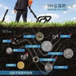 전문 접이식 금속 탐지기 방수 조절 가능한 고정밀 경량