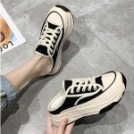 여자 뮬 운동화 2컬러 캐주얼 키높이 통굽