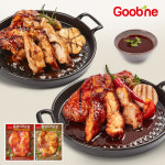 굽네 굽네 굽네 통닭다리순살 직화오븐구이 2종 9팩 02 통닭다리순살 마늘갈비맛 9팩 OC32 130g 9개