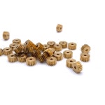 5PCS 0 4M 16 17 18 19 20 21 22 구리 소형 스퍼 기어 1 5 2 3 보어 두께