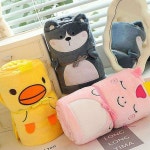 LW 극세사 캐릭터 똑딱이 담요 망토형 융털담요 똑딱이캐릭터 E7168