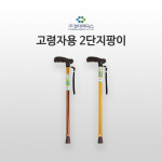 현대메딕스 국산 지팡이 2단 노인용 의료용
