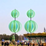 해피가든 2단 공모양 바람개비 2p세트 그린