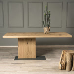 긴 테이블 대형 다이닝 카페 원목 회의 식탁 책상 8 벤치 가로 120 세로 30 높이 45