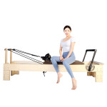 모션케어컴퍼니 모션케어필라테스 모션케어 필라테스 에코 리포머 몸매관리 운동 기구 다이어트 ECO Reformer 1개 다크브라운 우드