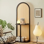 우드 파티션 라탄 식당 더블 레이어 아치 가리개 월넛 2단 스크린 가림막 사무실 가벽 인테리어 즐넛 즐넛 더블 레이어