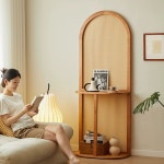 우드 파티션 라탄 식당 더블 레이어 아치 가리개 월넛 2단 스크린 가림막 사무실 가벽 인테리어 즐넛 즐넛 더블 레이어