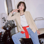 베스띠벨리 배색 테일러드 자켓 BK BKJAC2115