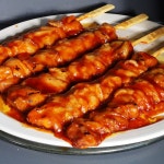 셀프치킨 5분완성 달달매콤 참숯으로 구운 숯불구이 닭꼬치 매콤한맛 5꼬치입 참숯구이 475g 2개