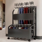 대용량 우산 꽂이 식당 32구 철제 현관 거치대 사무실 우산통 보관함