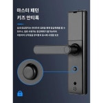 나무문 지문잠금 가정용 방범문 암호잠금 스마트문잠금방문 실내문 사무실문 아파트잠금