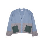 매장정품 HALF COLORING CARDIGAN - SKY MAYNOV1722 M-G2206 101220