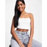풀앤베어 5862433 Pull and Bear 풀앤베어 스트랩리스 주름 디테일 코르셋 탑