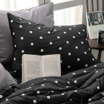 해피니 베개커버 도트 세미마이크로 베개 50x70 베개솜 별매