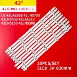 LED 백라이트 스트립 TV 42 ROW2 1 Rev 0 01 L1 R1 R2 L2 세트 당 10 개 42LA620S 42LN570S 6916L