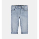 리바이스키즈 리바이스 키즈 진 테이퍼드 코튼 데님 멜란지 BLEU CLAIR 11878462 104