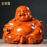 화리목조미륵불상장각대호실목조조각원보좌불가구거실홍목공예품