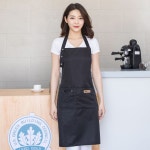 카페 바리스타 앞치마 업소용 H형 방수 식당 주방 홀서빙 카페용 미술용 작업용 조리 조리용 서빙 조리용
